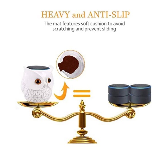 Other Ceramic Owl Statue Figure Amazon Alexa Echo Speaker Stand Mount Display Poshmark